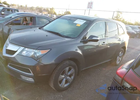 2012 Acura Mdx Technology Package z USA, uszkodzony, nr VIN 2HNYD2H33CH508426
